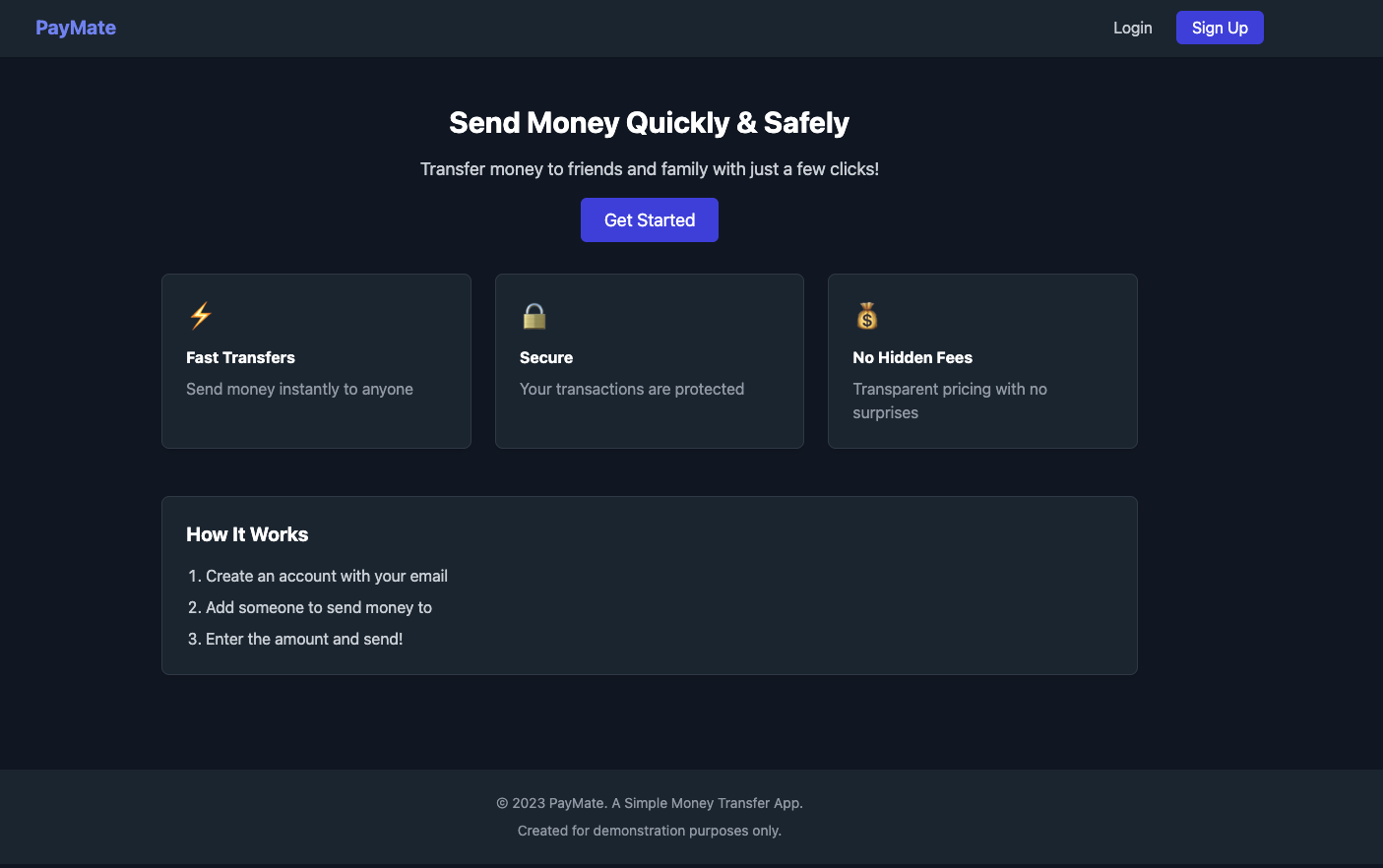 PayMate | P2P Money Transfer